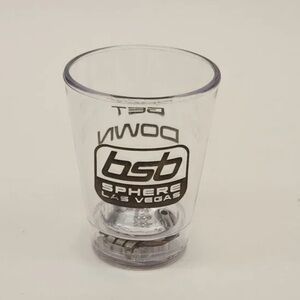NEW Backstreet Boys Light Up Shot Glass/Into the Millennium Sphere Las Vegas